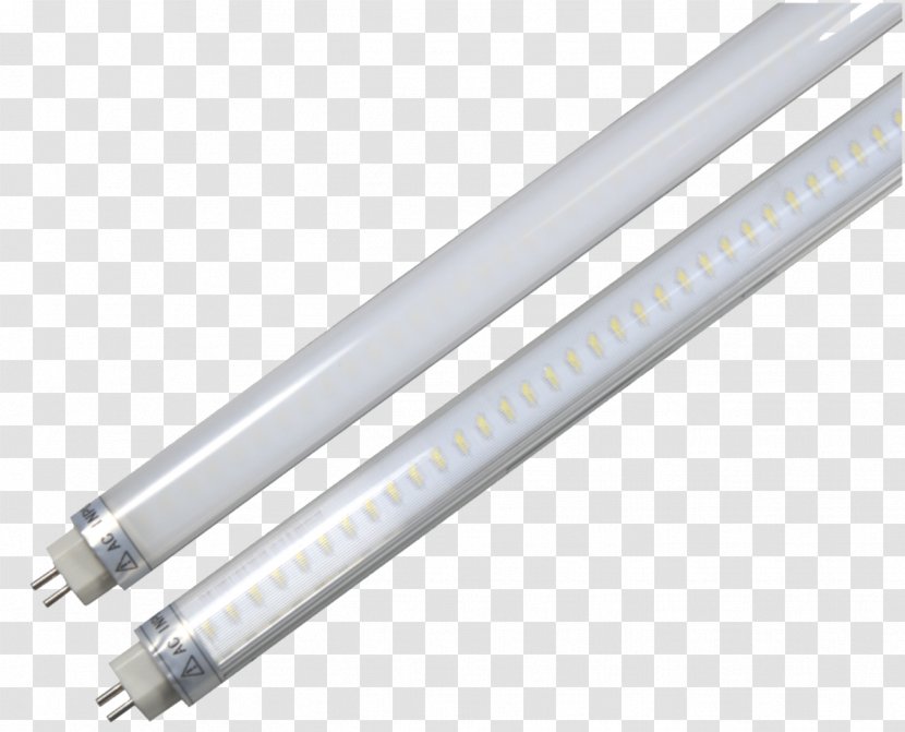 Light-emitting Diode Fluorescent Lamp LED Tube - Vacuum - Light Transparent PNG