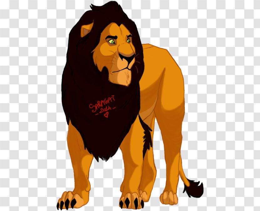 The Lion King Simba Ahadi Roar - Wildlife Transparent PNG