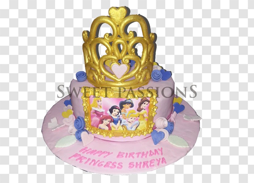 Birthday Cake Sheet Sugar Tiana Cinderella Transparent PNG