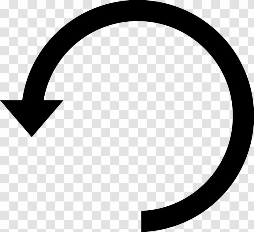 Arrow Clockwise Symbol Clip Art - Monochrome Photography Transparent PNG