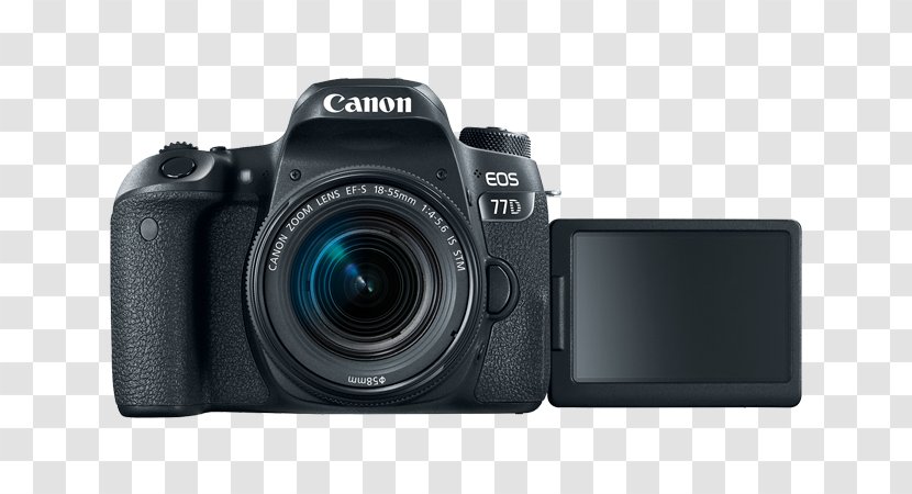 Canon EOS 77D 800D 500D 450D Digital SLR - Eos 77d - Camera Lens Transparent PNG