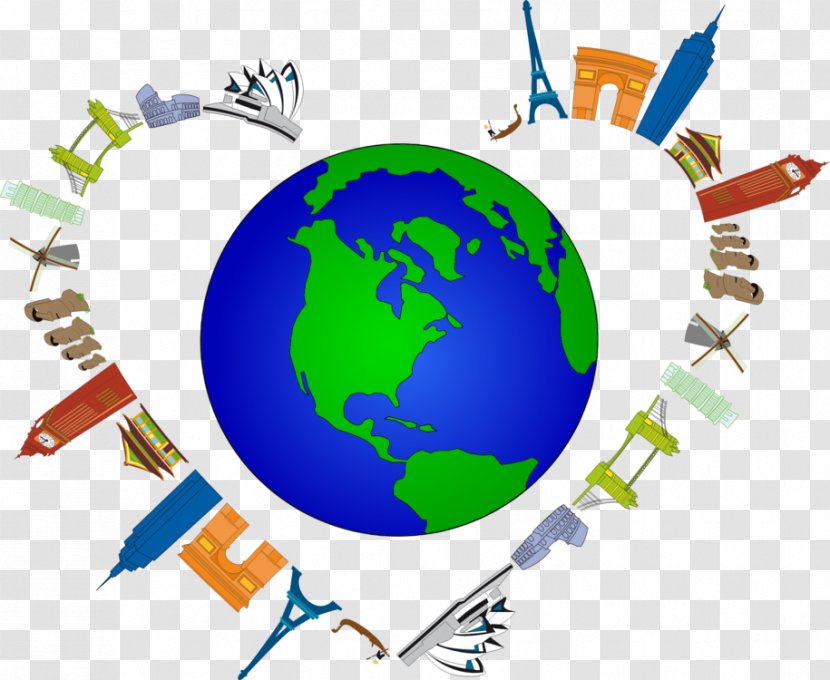 Earth Cartoon Drawing - Globe - Interior Design Planet Transparent PNG