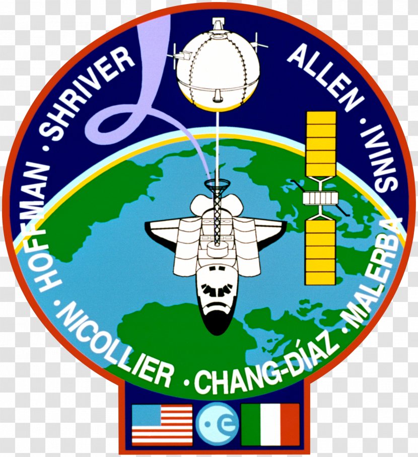 STS-46 Space Shuttle Program Kennedy Center STS-75 STS-61 - Recreation - Patch Transparent PNG