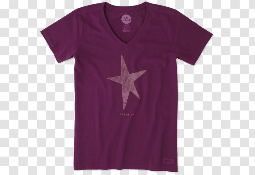 T-shirt Shoulder Sleeve Angle - Active Shirt - Shine Star Transparent PNG