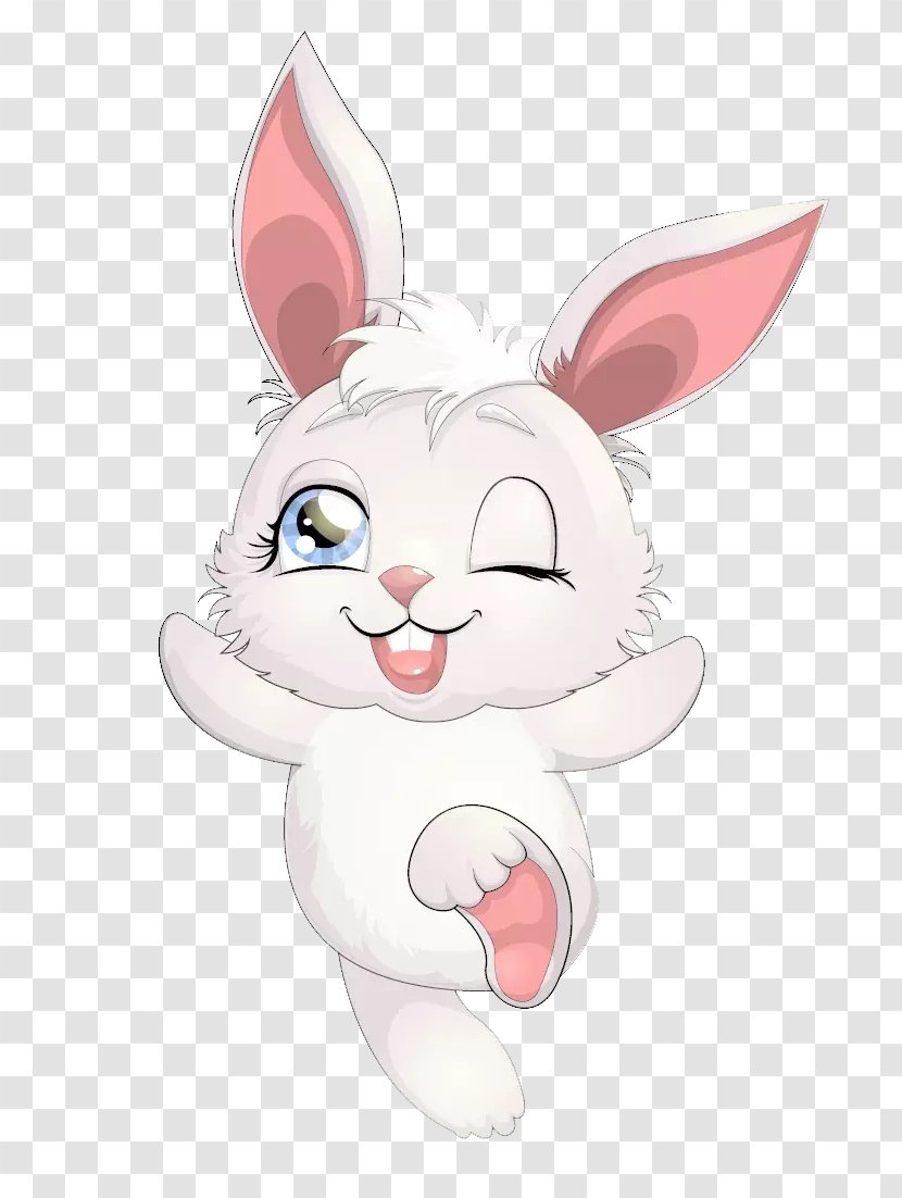 Illustration Rabbit Image Hare Cartoon - Gesture - Hop Transparent PNG