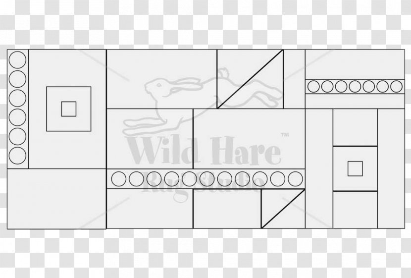 Paper Furniture Floor Plan White - Square Meter - Design Transparent PNG