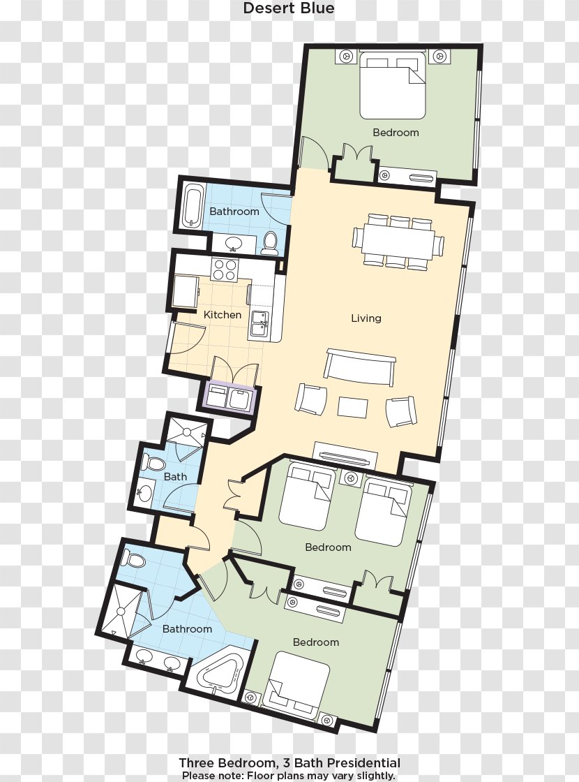 Las Vegas Wyndham Grand Desert Hotel Blue Floor Plan - Discounts And Allowances Transparent PNG