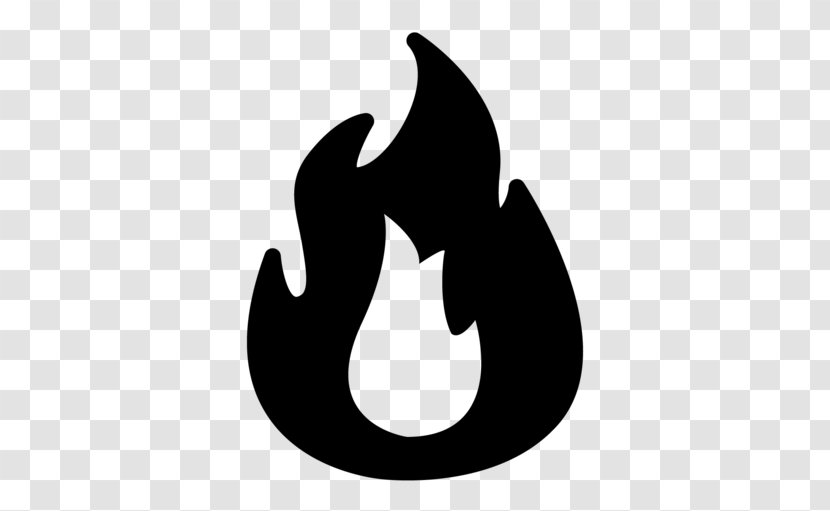 Fire Clip Art - Monochrome Transparent PNG