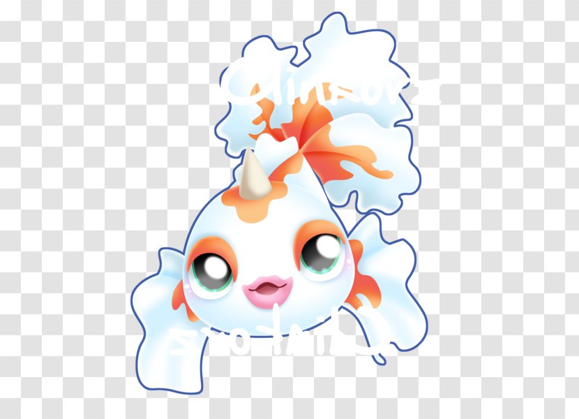 Pokémon Sun And Moon DeviantArt Fan Art Painting - Head - Goldeen Transparent PNG