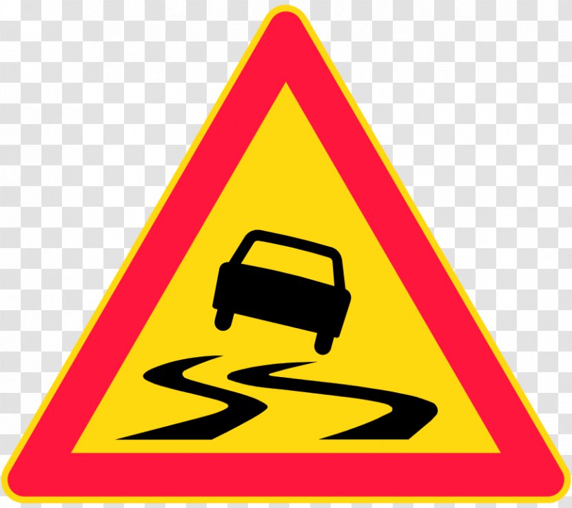 Traffic Sign Speed Bump Warning Road - Yellow Transparent PNG