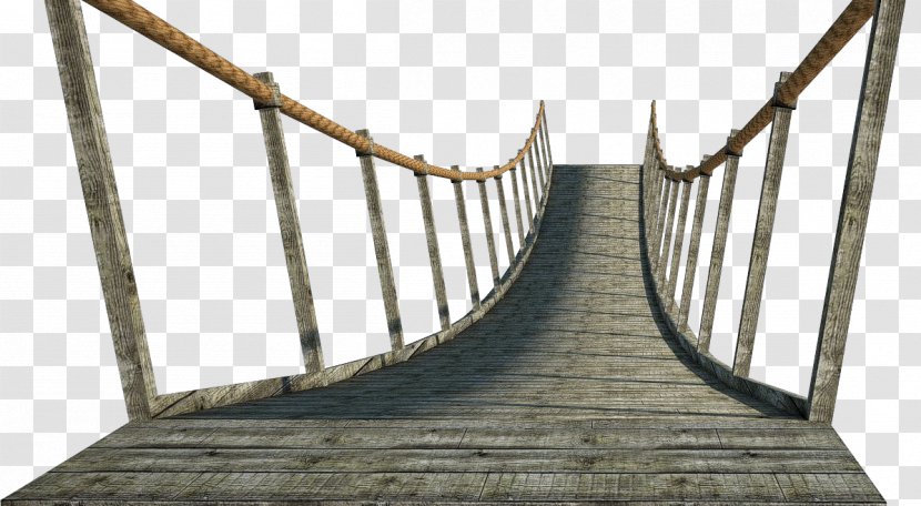 Suspension Bridge Timber Inca Rope - Fixed Link Transparent PNG