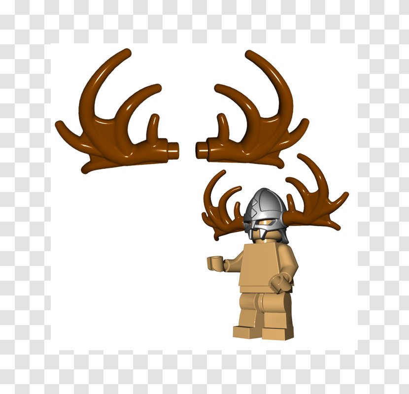 Lego Minifigures Reindeer Antler - Brickizimo Toys Transparent PNG