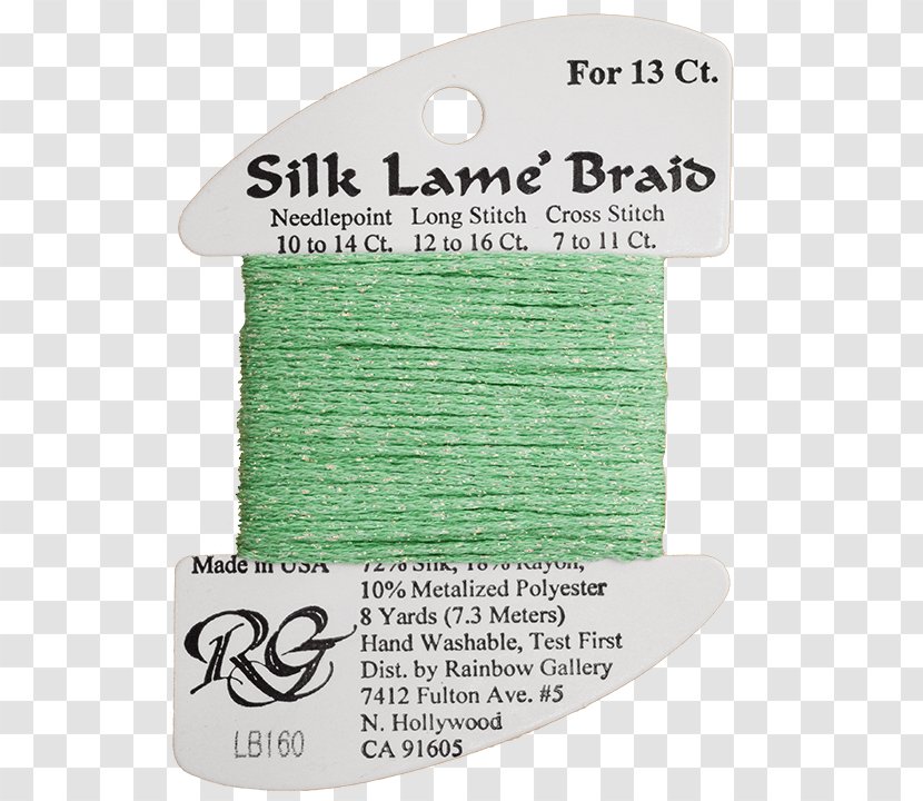 Yarn Silk Lamé Embroidery Twine - Thread Transparent PNG