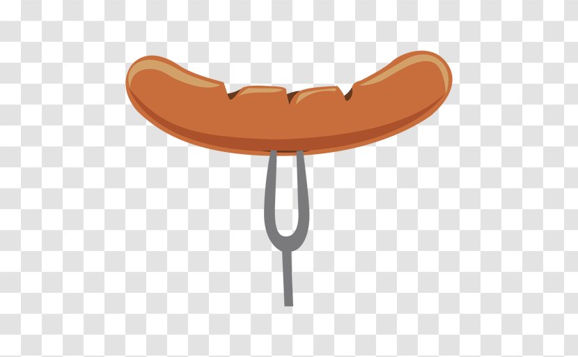 Hot Dog Barbecue Sausage - Orange Transparent PNG
