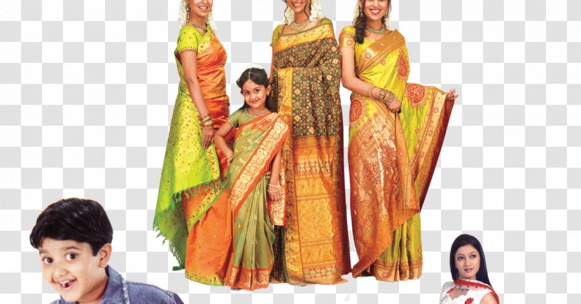 Sari Textile Silk Model Fashion - Dress - Ganeshji Transparent PNG