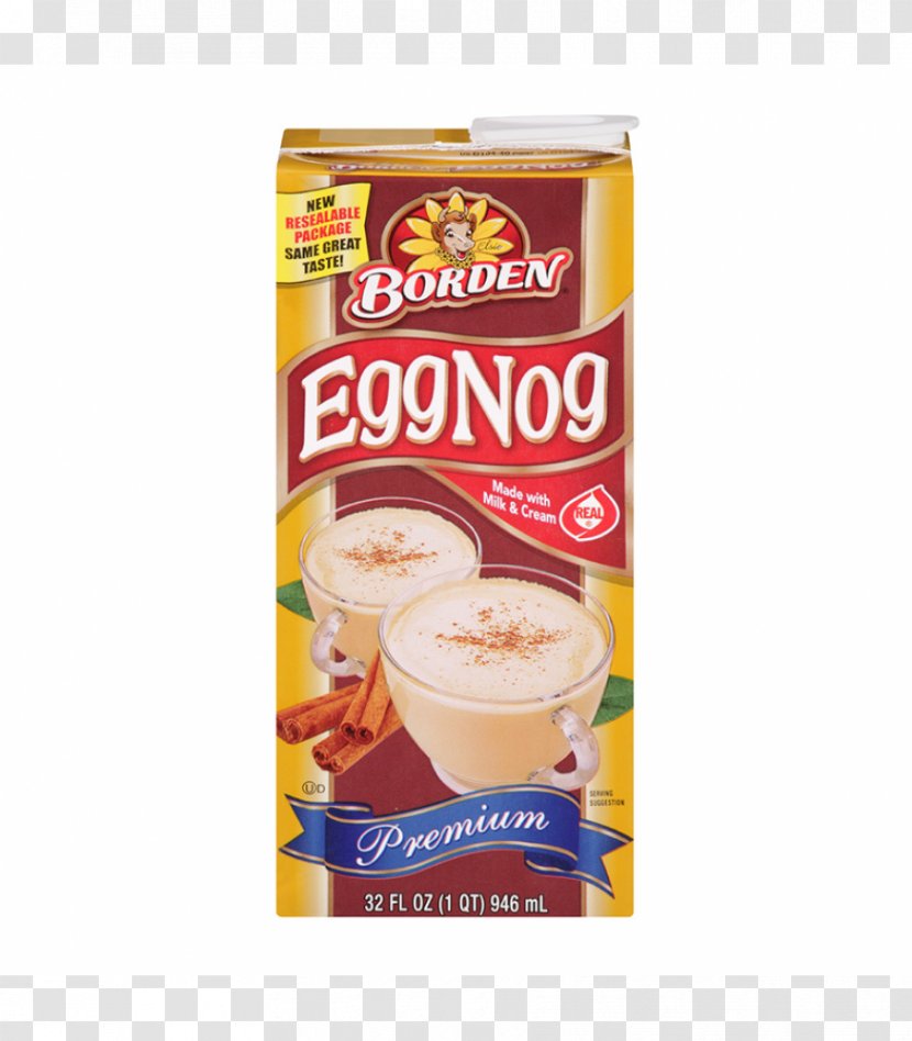 Eggnog Milk Cream Borden Drink - Food Transparent PNG