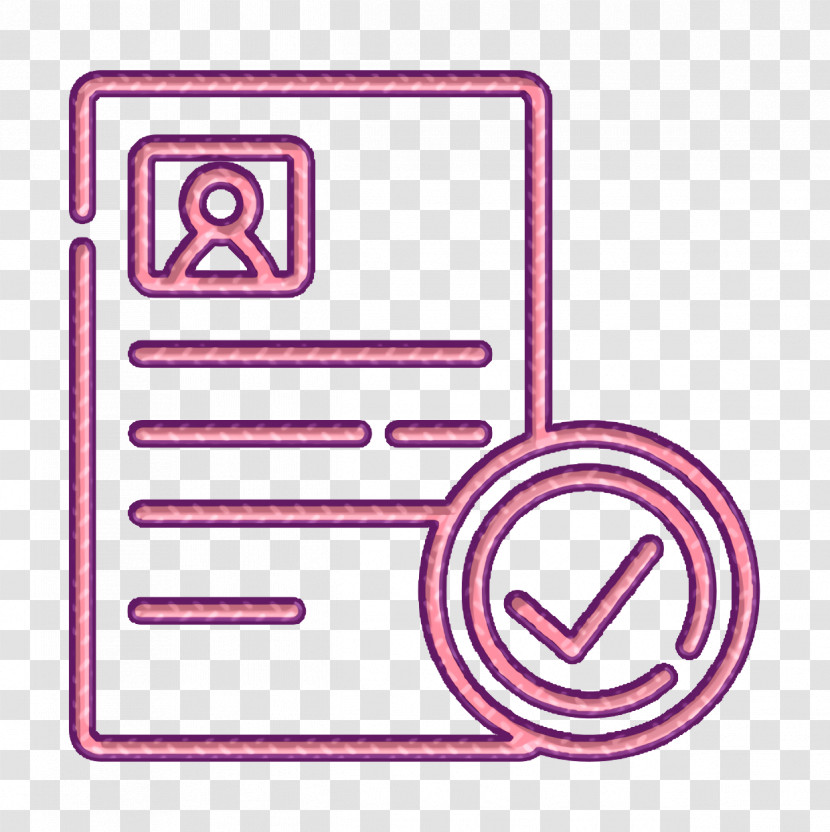 Approved Icon Hired Icon Job Resume Icon Transparent PNG