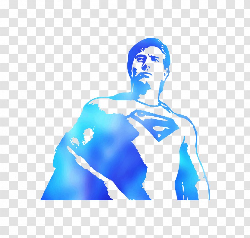 Human Behavior Illustration Shoulder Desktop Wallpaper - Justice League - Electric Blue Transparent PNG