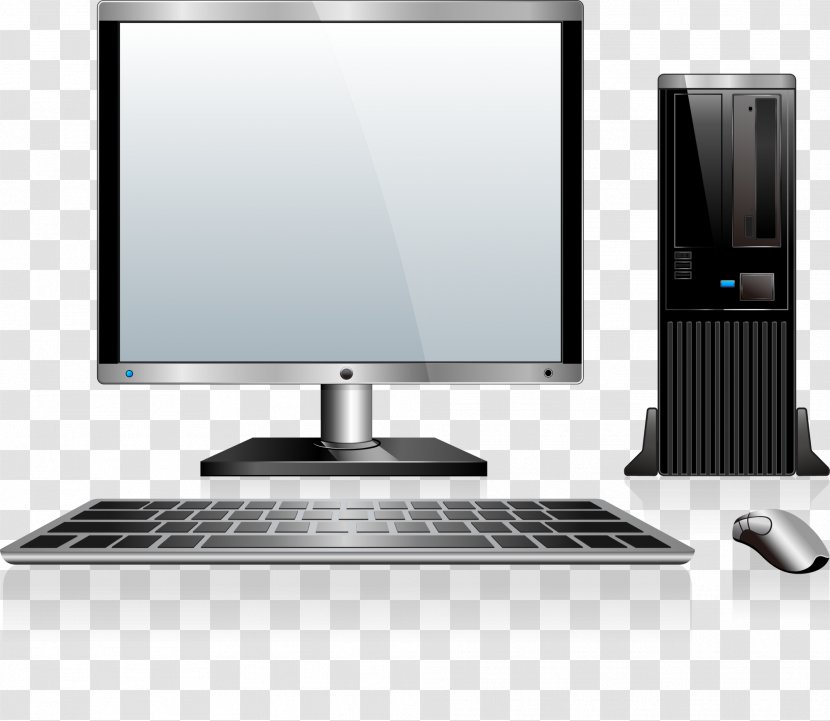 Laptop Computer Keyboard Mouse Desktop - Black Tech PC Transparent PNG