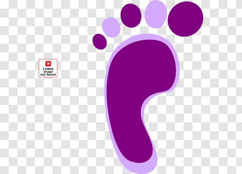 Footprint Purple Clip Art - Free Content - Colored Footprints Cliparts Transparent PNG