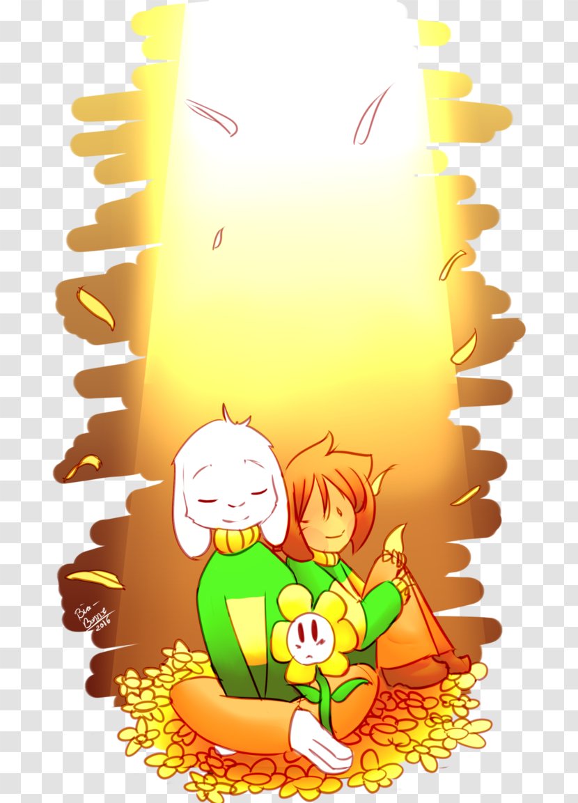 Flowey Undertale Toriel Character Drawing - Cartoon - Plataform Transparent PNG