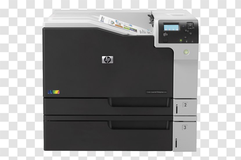Hewlett-Packard HP LaserJet Enterprise M750 Multi-function Printer - Printing - Hewlett-packard Transparent PNG