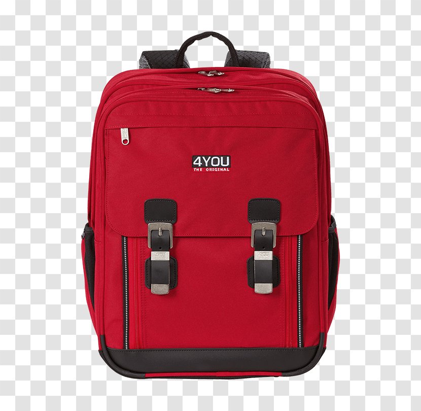Backpack Red Baggage Satchel - Philips Heartstart Frx Transparent PNG