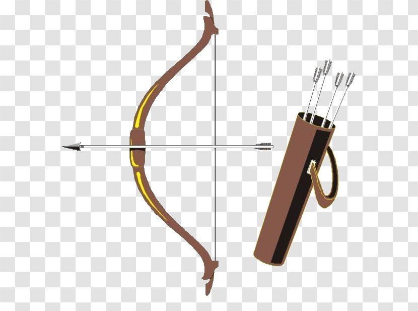 Archery Arrow Illustration - Animation - Free Bow To Pull The Material Transparent PNG