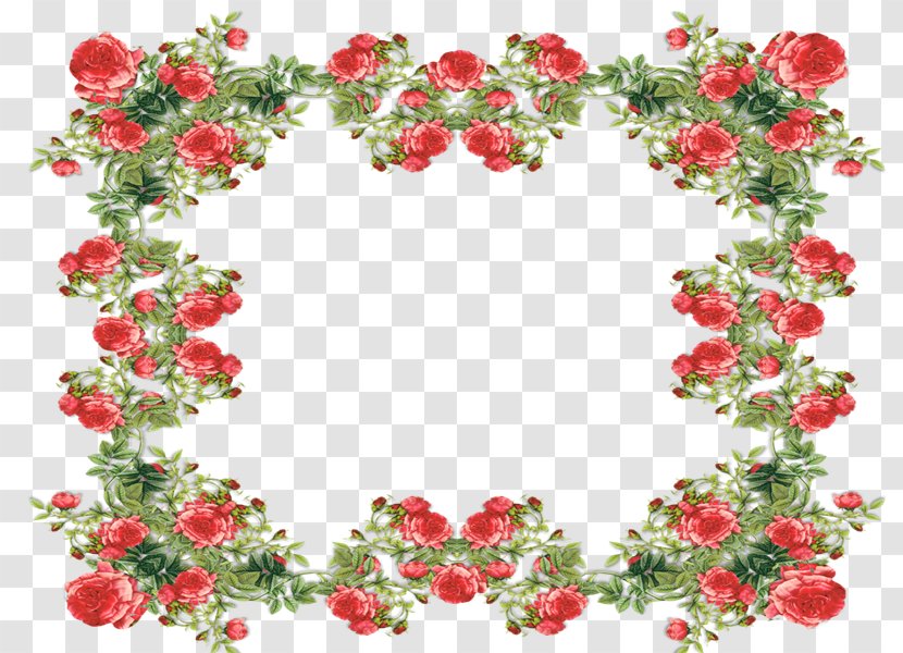 Picture Frames Borders And Flower Rose Decorative Arts - Floristry - Cr Transparent PNG