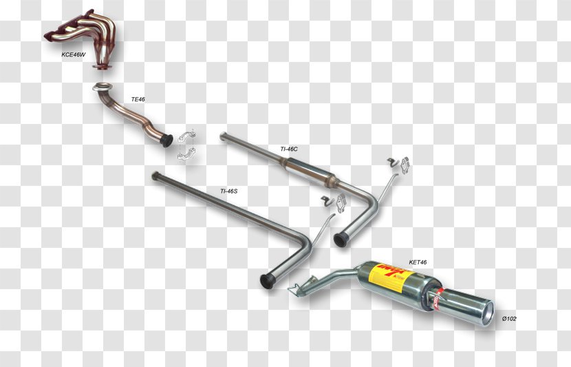 Renault Clio Car Peugeot 206 Exhaust System - 19 Transparent PNG