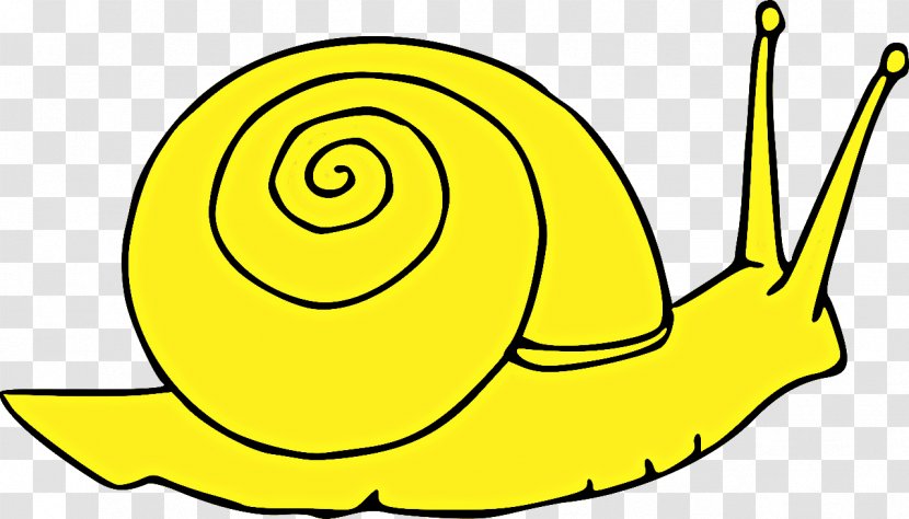 Yellow Snails And Slugs Snail Clip Art Line Transparent PNG