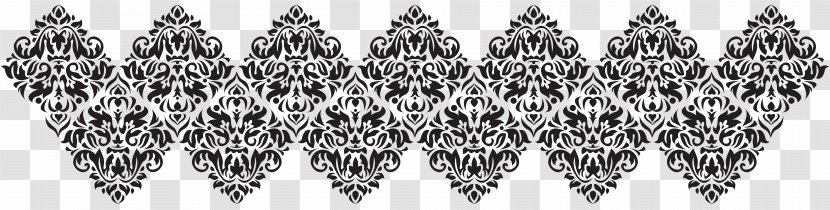 Black And White Monochrome Photography Clip Art - Image Resolution - Ornamental Design Elements Transparent PNG
