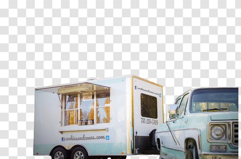 Biscuits Commercial Vehicle Ice Cream Food Car - Truck Transparent PNG