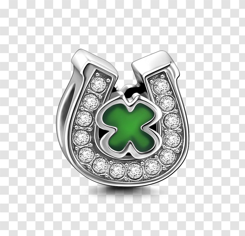 Locket Earring Charm Bracelet Silver Charms & Pendants - Emerald Transparent PNG