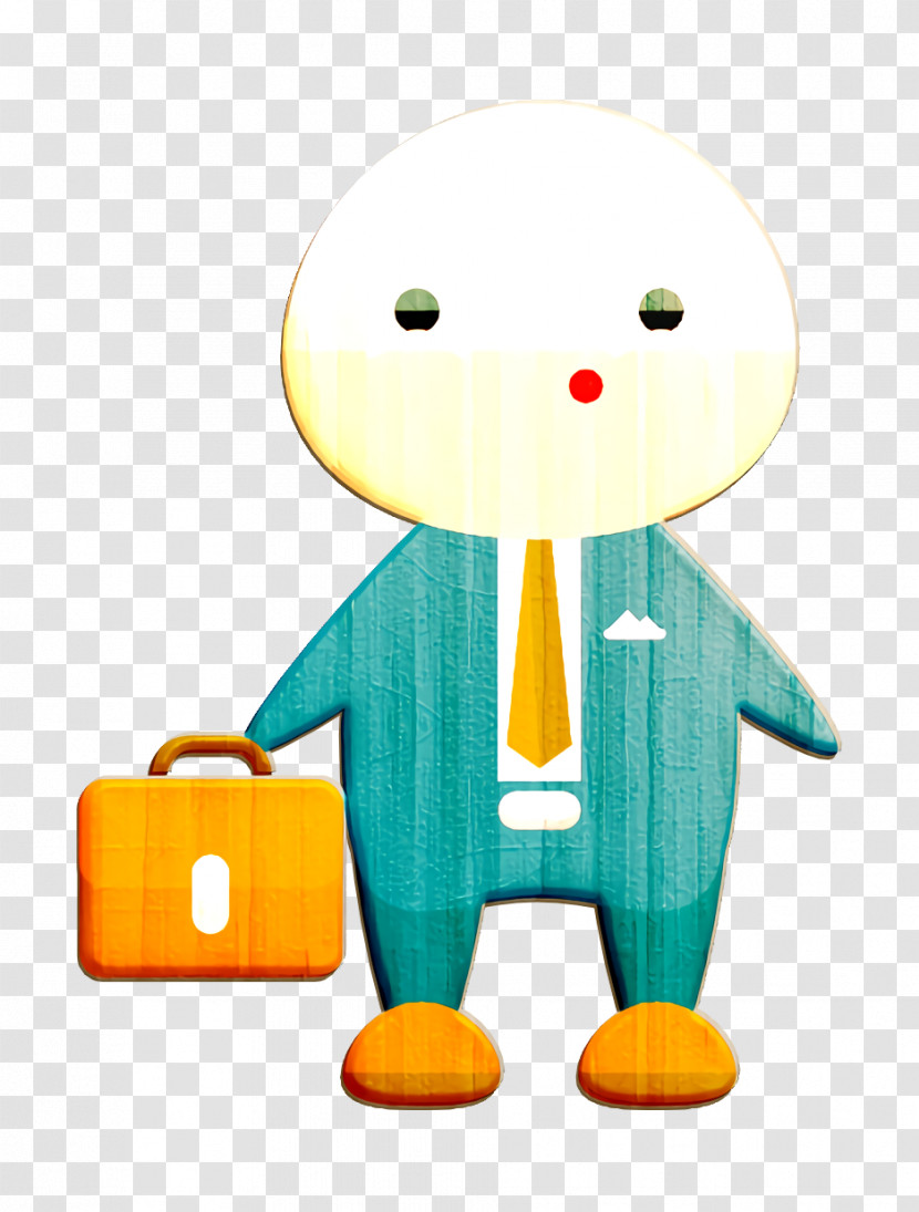 Miniman Icon Businessman Icon Transparent PNG