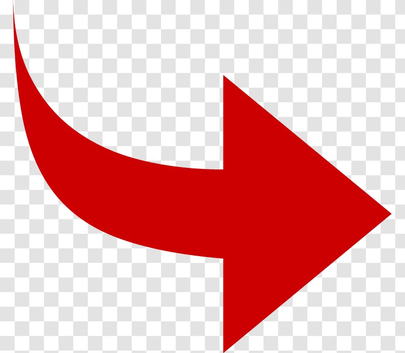 Curved Right Arrow. - Wing - Text Transparent PNG