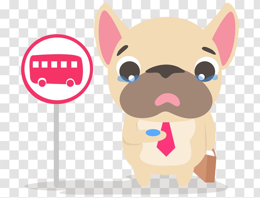 Bulldog Cartoon - French - Toy Dog Nonsporting Group Transparent PNG