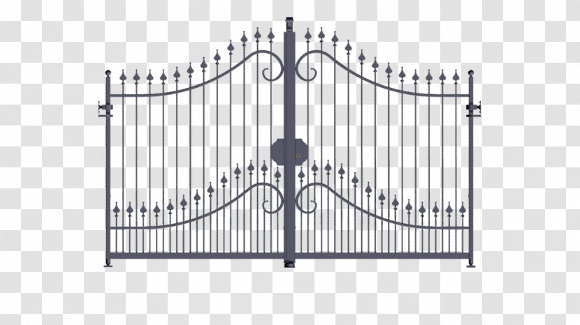 Gate Wrought Iron Garden Inferriata - Door Transparent PNG