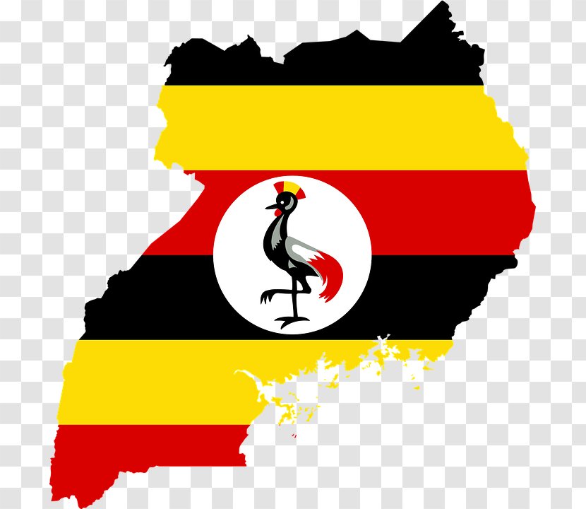 Flag Of Uganda National Map - UGANDA FLAG Transparent PNG