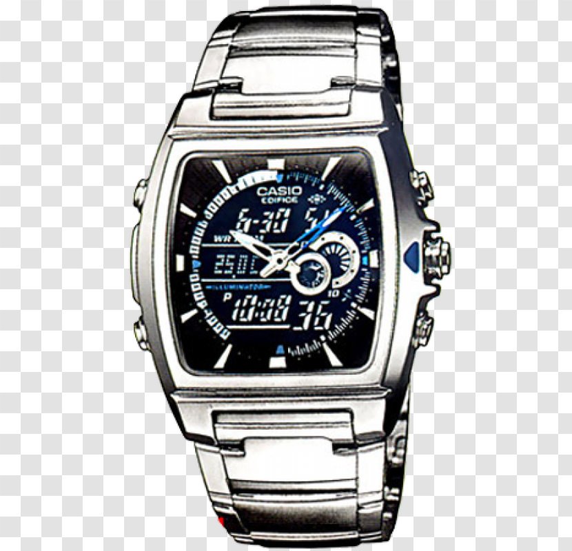 Casio Watch Clock EDIFICE Stainless Steel - Tough Solar Transparent PNG