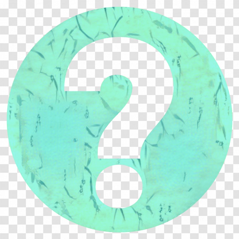 Font Turquoise - Teal - Number Transparent PNG