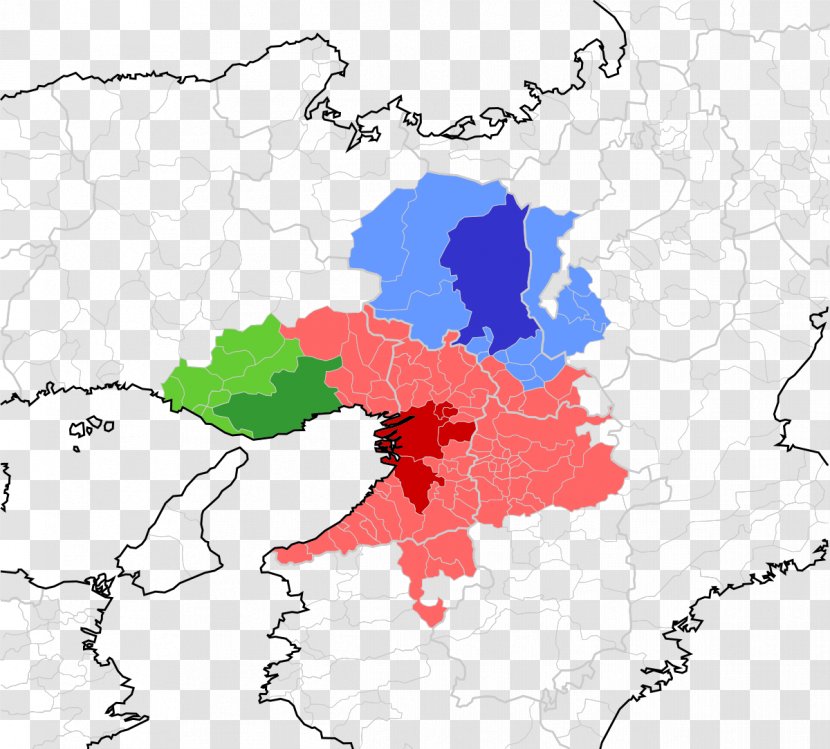 Osaka Metropolitan Area Kobe Greater Kyoto - East Asia - Map Transparent PNG
