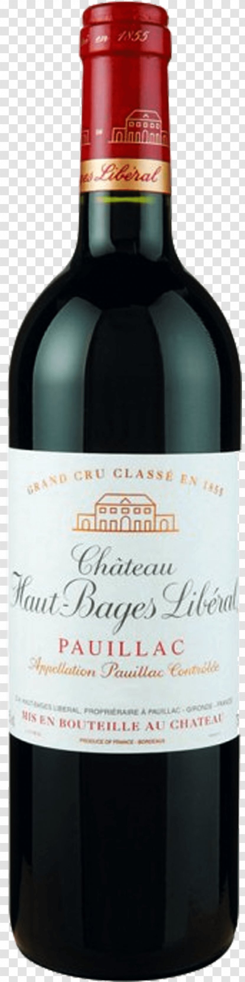 Château Haut-Brion Saint-Estèphe AOC Saint-Émilion Wine Cabernet Sauvignon - Bottle Transparent PNG