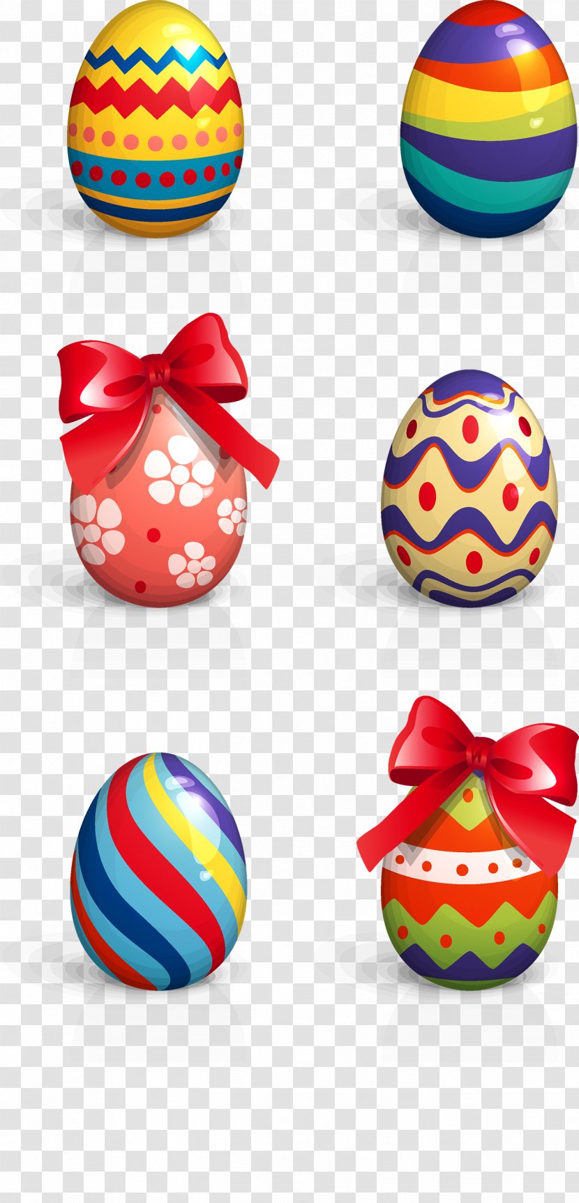Easter Bunny Egg Pattern - Eggs Transparent PNG