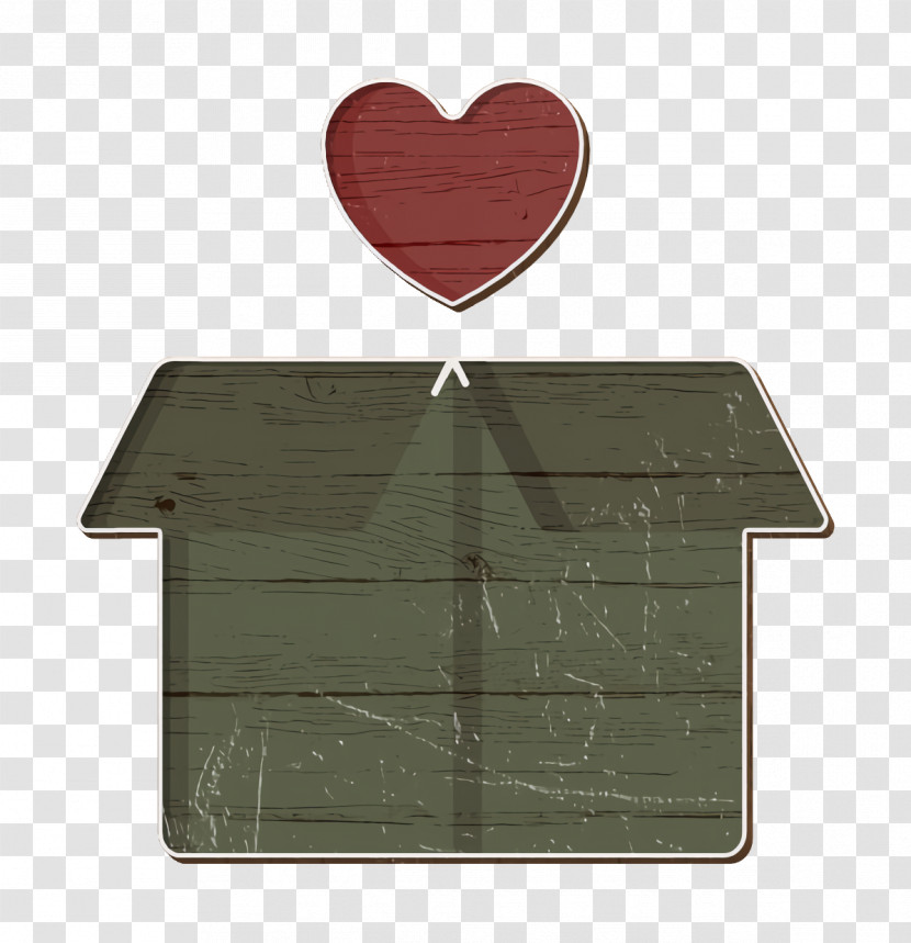 Gift Icon Charity Icon Heart Box Icon Transparent PNG