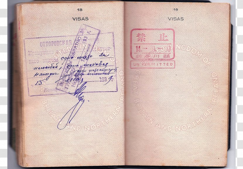 Paper - British Passport Transparent PNG