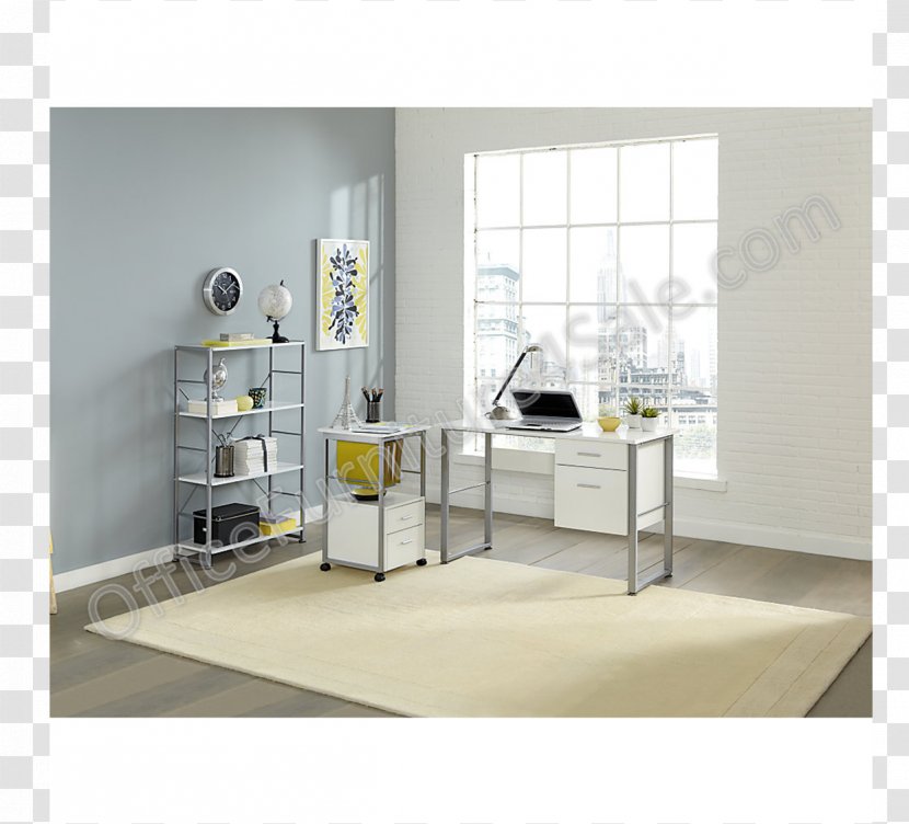 Shelf Desk Drawer Office Furniture - Frame - White Transparent PNG