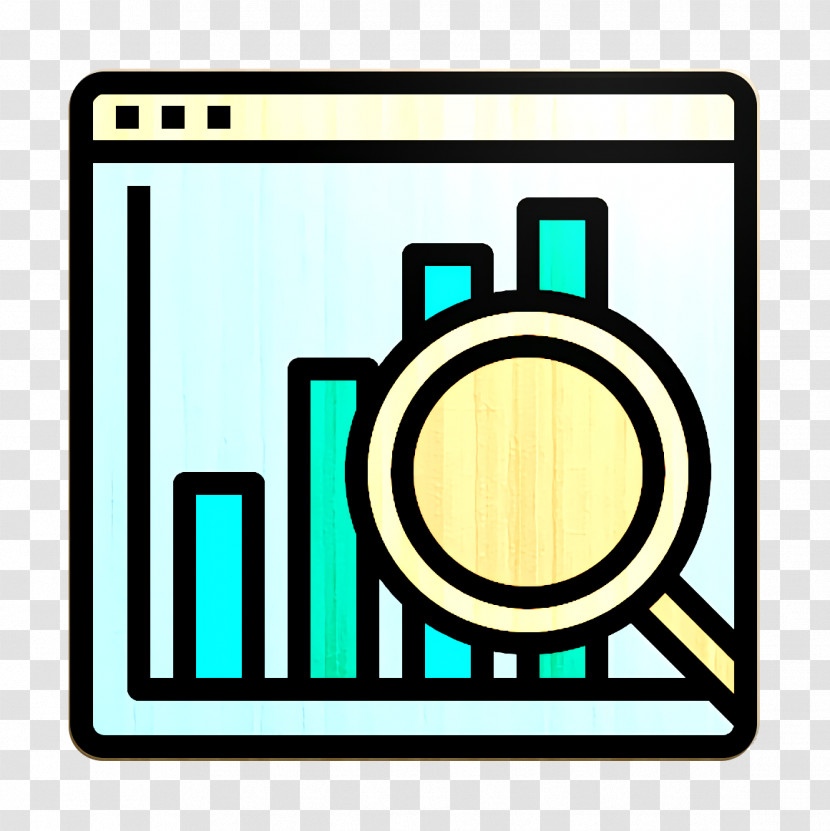Digital Service Icon Web Analytics Icon Search Icon Transparent PNG