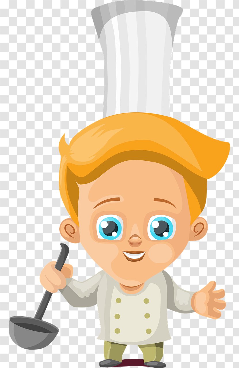 Chicken Marengo Chef Cooking Recipe - Cartoon - Boy Transparent PNG