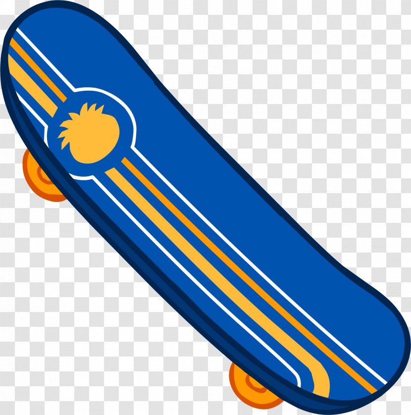 Club Penguin Skateboarding Sporting Goods Clip Art - Electric Blue - Roller Skates Transparent PNG